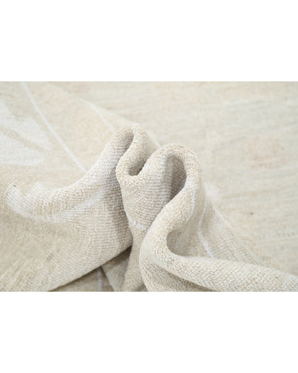 Oushak 10' 2" X 13' 8" Hand Knotted Wool Rug 10' 2" X 13' 8" (310 X 417) / Taupe / Wool