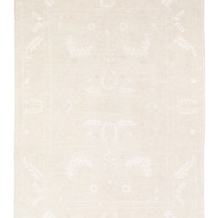 Oushak 10' 2" X 13' 8" Hand Knotted Wool Rug 10' 2" X 13' 8" (310 X 417) / Taupe / Wool