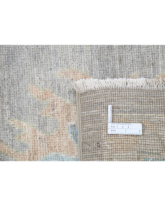 Oushak 10' 1" X 13' 11" Hand Knotted Wool Rug 10' 1" X 13' 11" (307 X 424) / Grey / Wool