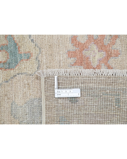 Oushak 8' 11" X 11' 9" Hand Knotted Wool Rug 8' 11" X 11' 9" (272 X 358) / Taupe / Wool