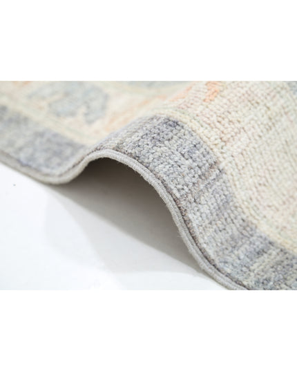 Oushak 10' 2" X 13' 6" Hand Knotted Wool Rug 10' 2" X 13' 6" (310 X 411) / Grey / Wool