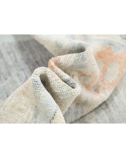 Oushak 10' 2" X 13' 6" Hand Knotted Wool Rug 10' 2" X 13' 6" (310 X 411) / Grey / Wool