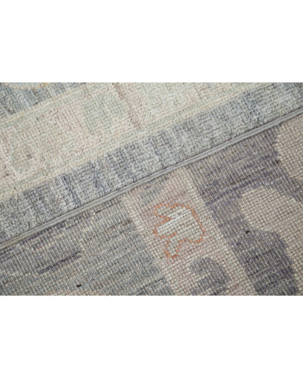 Oushak 10' 2" X 13' 6" Hand Knotted Wool Rug 10' 2" X 13' 6" (310 X 411) / Grey / Wool