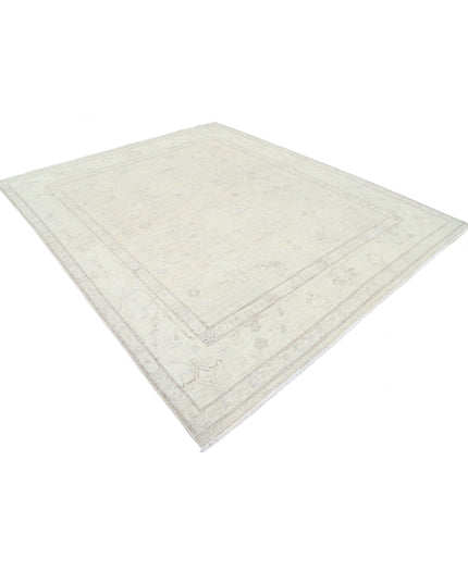 Oushak 7' 11" X 9' 3" Hand Knotted Wool Rug 7' 11" X 9' 3" (241 X 282) / Taupe / Wool
