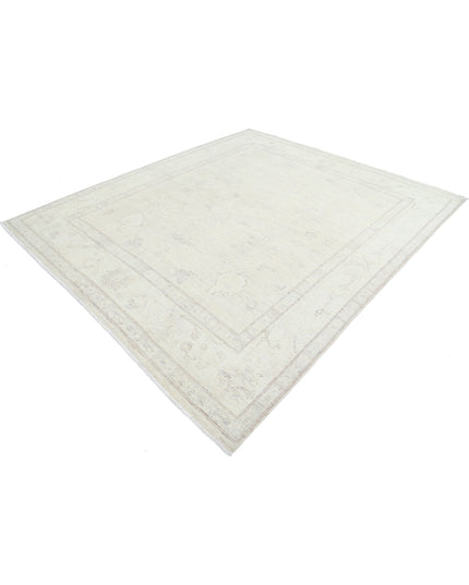 Oushak 7' 11" X 9' 3" Hand Knotted Wool Rug 7' 11" X 9' 3" (241 X 282) / Taupe / Wool