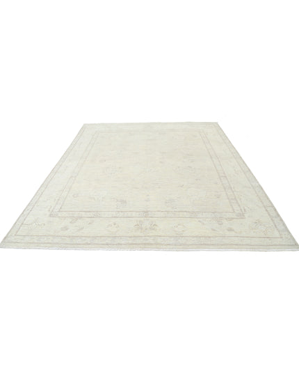 Oushak 7' 11" X 9' 3" Hand Knotted Wool Rug 7' 11" X 9' 3" (241 X 282) / Taupe / Wool