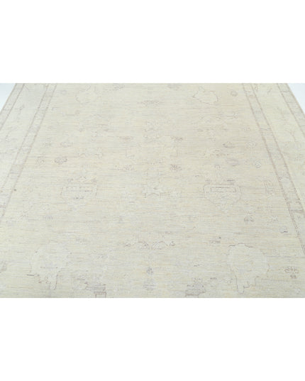 Oushak 7' 11" X 9' 3" Hand Knotted Wool Rug 7' 11" X 9' 3" (241 X 282) / Taupe / Wool