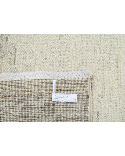 Oushak 7' 11" X 9' 3" Hand Knotted Wool Rug 7' 11" X 9' 3" (241 X 282) / Taupe / Wool