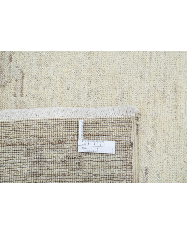 Oushak 7' 11" X 9' 3" Hand Knotted Wool Rug 7' 11" X 9' 3" (241 X 282) / Taupe / Wool