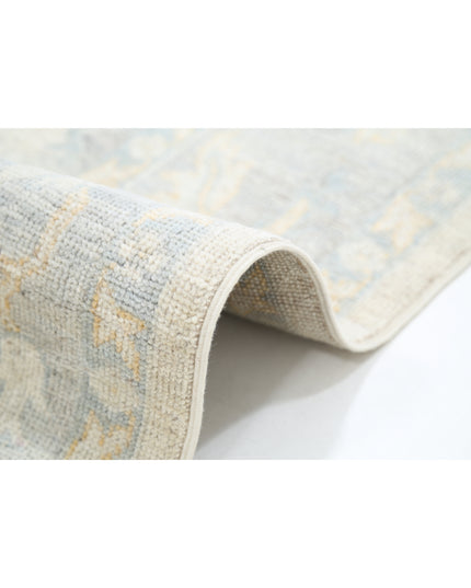 Oushak 6' 2" X 8' 9" Hand Knotted Wool Rug 6' 2" X 8' 9" (188 X 267) / Ivory / Wool