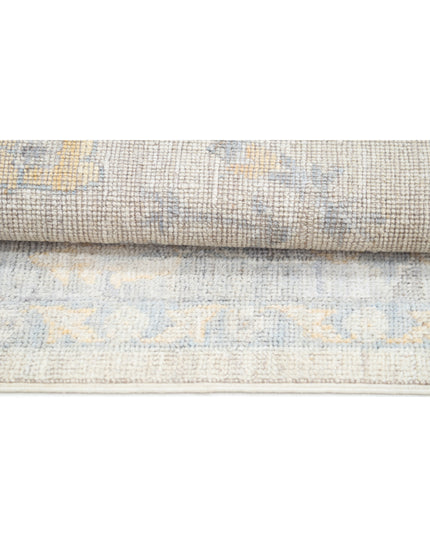 Oushak 6' 2" X 8' 9" Hand Knotted Wool Rug 6' 2" X 8' 9" (188 X 267) / Ivory / Wool