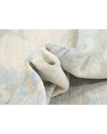 Oushak 6' 8" X 8' 3" Hand Knotted Wool Rug 6' 8" X 8' 3" (203 X 251) / Taupe / Wool