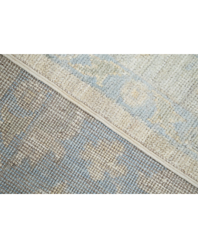 Oushak 6' 8" X 8' 3" Hand Knotted Wool Rug 6' 8" X 8' 3" (203 X 251) / Taupe / Wool