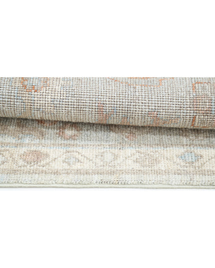 Oushak 7' 9" X 9' 9" Hand Knotted Wool Rug 7' 9" X 9' 9" (236 X 297) / Blue / Wool