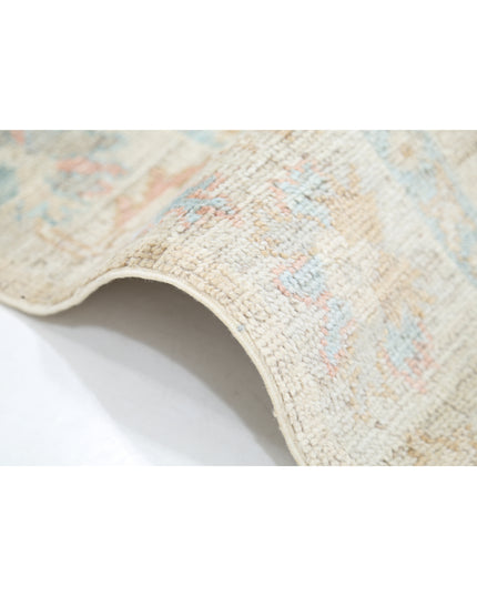 Oushak 4' 0" X 6' 0" Hand Knotted Wool Rug 4' 0" X 6' 0" (122 X 183) / Taupe / Wool