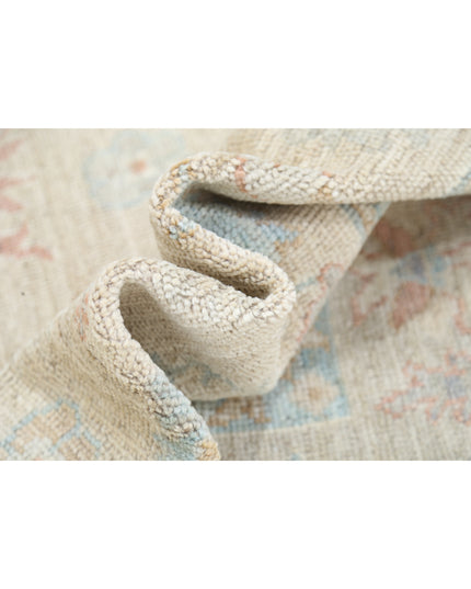 Oushak 4' 0" X 6' 0" Hand Knotted Wool Rug 4' 0" X 6' 0" (122 X 183) / Taupe / Wool