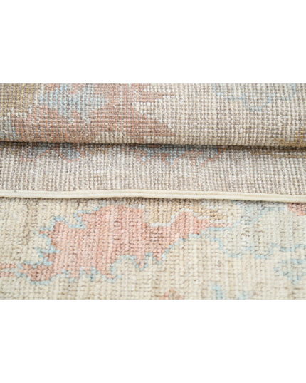 Oushak 4' 0" X 6' 0" Hand Knotted Wool Rug 4' 0" X 6' 0" (122 X 183) / Taupe / Wool