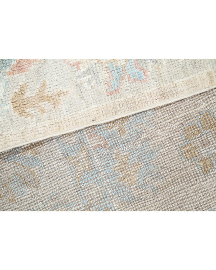 Oushak 4' 0" X 6' 0" Hand Knotted Wool Rug 4' 0" X 6' 0" (122 X 183) / Taupe / Wool