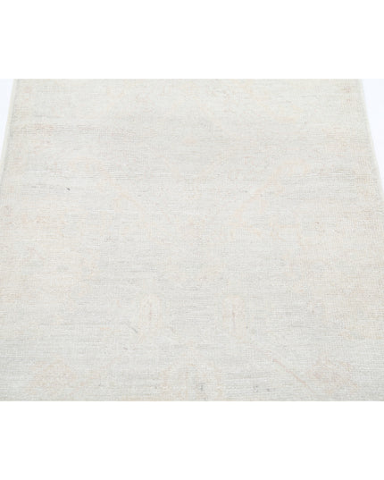 Oushak 2' 6" X 8' 0" Hand Knotted Wool Rug 2' 6" X 8' 0" (76 X 244) / Ivory / Wool
