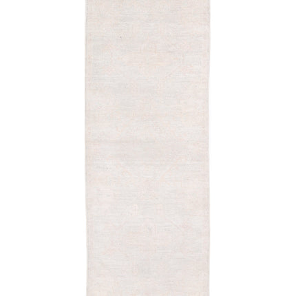 Oushak 2' 6" X 8' 0" Hand Knotted Wool Rug 2' 6" X 8' 0" (76 X 244) / Ivory / Wool