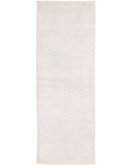 Oushak 2' 6" X 8' 0" Hand Knotted Wool Rug 2' 6" X 8' 0" (76 X 244) / Ivory / Wool