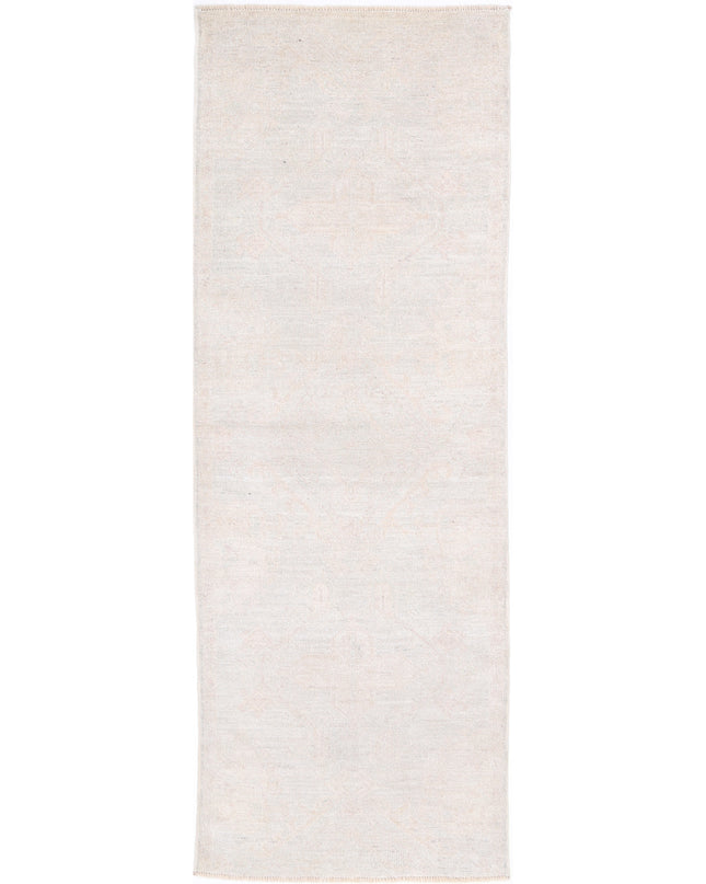 Oushak 2' 6" X 8' 0" Hand Knotted Wool Rug 2' 6" X 8' 0" (76 X 244) / Ivory / Wool