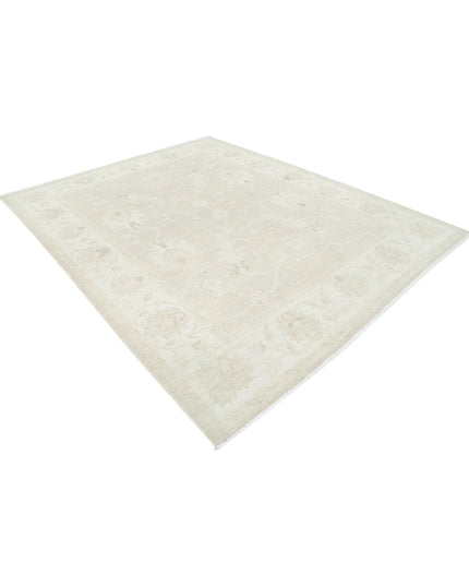 Oushak 8' 1" X 10' 0" Hand Knotted Wool Rug 8' 1" X 10' 0" (246 X 305) / Taupe / Wool