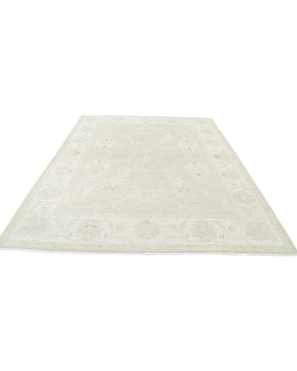 Oushak 8' 1" X 10' 0" Hand Knotted Wool Rug 8' 1" X 10' 0" (246 X 305) / Taupe / Wool