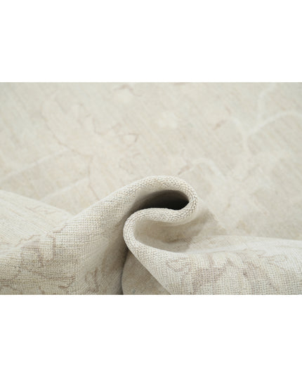 Oushak 8' 1" X 10' 0" Hand Knotted Wool Rug 8' 1" X 10' 0" (246 X 305) / Taupe / Wool