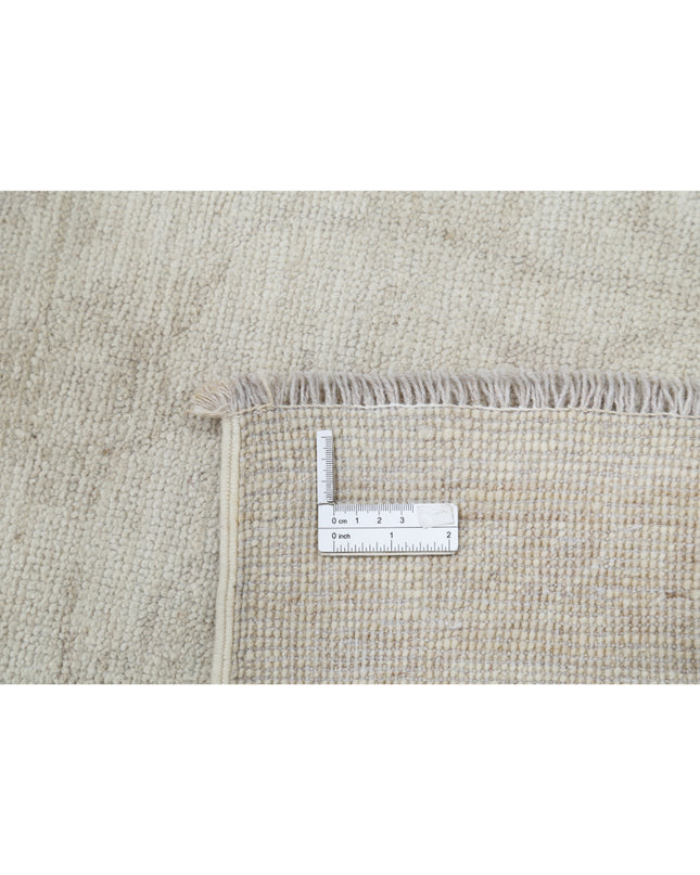 Oushak 8' 9" X 11' 8" Hand Knotted Wool Rug 8' 9" X 11' 8" (267 X 356) / Ivory / Wool