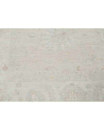 Oushak 8' 10" X 11' 8" Hand Knotted Wool Rug 8' 10" X 11' 8" (269 X 356) / Silver / Wool
