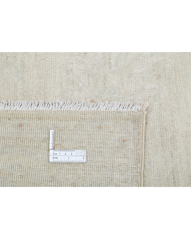 Oushak 8' 10" X 11' 8" Hand Knotted Wool Rug 8' 10" X 11' 8" (269 X 356) / Silver / Wool