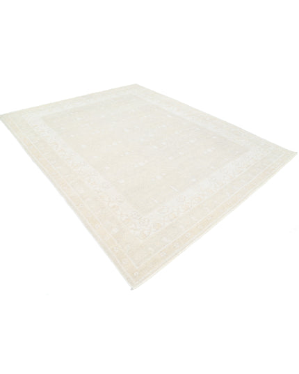 Oushak 8' 2" X 10' 4" Hand Knotted Wool Rug 8' 2" X 10' 4" (249 X 315) / Grey / Wool