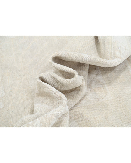 Oushak 8' 2" X 10' 4" Hand Knotted Wool Rug 8' 2" X 10' 4" (249 X 315) / Grey / Wool