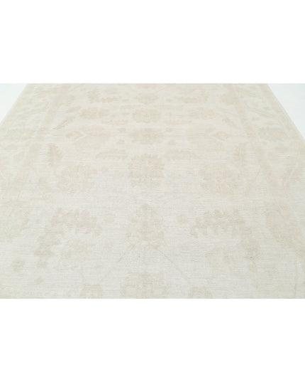 Oushak 8' 10" X 11' 9" Hand Knotted Wool Rug 8' 10" X 11' 9" (269 X 358) / Taupe / Wool