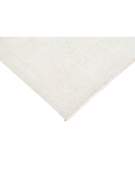 Oushak 10' 1" X 13' 4" Hand Knotted Wool Rug 10' 1" X 13' 4" (307 X 406) / Ivory / Wool