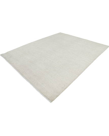 Oushak 8' 0" X 10' 2" Hand Knotted Wool Rug 8' 0" X 10' 2" (244 X 310) / Ivory / Wool