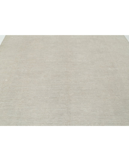 Oushak 8' 0" X 10' 2" Hand Knotted Wool Rug 8' 0" X 10' 2" (244 X 310) / Ivory / Wool