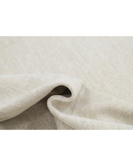 Oushak 8' 0" X 10' 2" Hand Knotted Wool Rug 8' 0" X 10' 2" (244 X 310) / Ivory / Wool