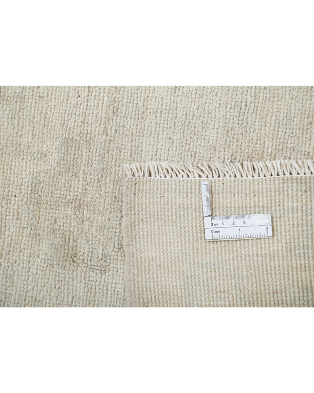 Oushak 8' 9" X 11' 9" Hand Knotted Wool Rug 8' 9" X 11' 9" (267 X 358) / Ivory / Wool