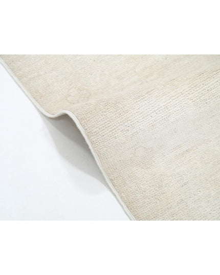 Oushak 8' 8" X 12' 2" Hand Knotted Wool Rug 8' 8" X 12' 2" (264 X 371) / Silver / Wool