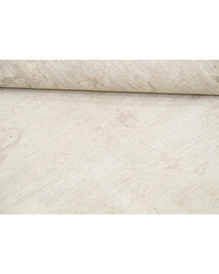 Oushak 8' 8" X 12' 2" Hand Knotted Wool Rug 8' 8" X 12' 2" (264 X 371) / Silver / Wool