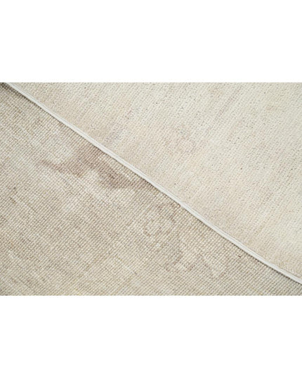 Oushak 8' 8" X 12' 2" Hand Knotted Wool Rug 8' 8" X 12' 2" (264 X 371) / Silver / Wool