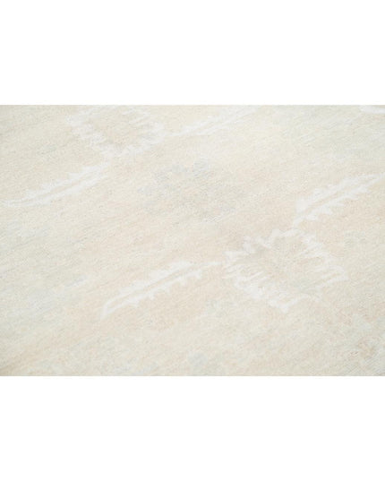 Oushak 8' 3" X 10' 0" Hand Knotted Wool Rug 8' 3" X 10' 0" (251 X 305) / Silver / Wool