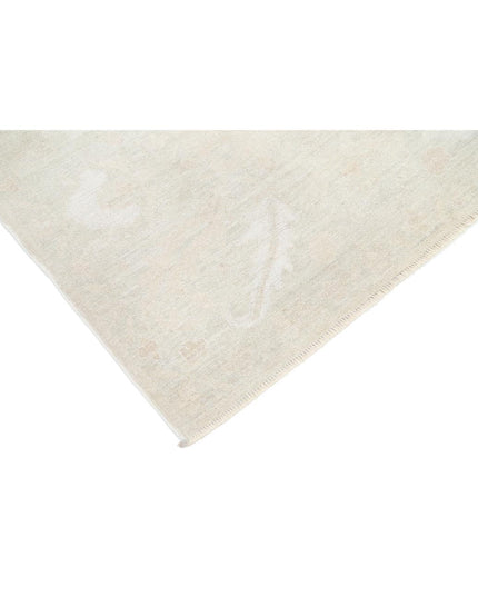 Oushak 8' 3" X 10' 0" Hand Knotted Wool Rug 8' 3" X 10' 0" (251 X 305) / Silver / Wool