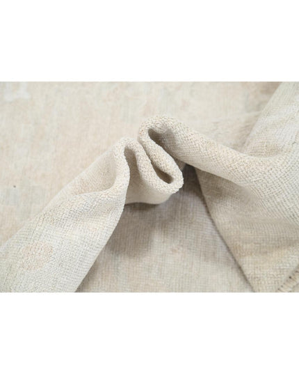 Oushak 8' 3" X 10' 0" Hand Knotted Wool Rug 8' 3" X 10' 0" (251 X 305) / Silver / Wool