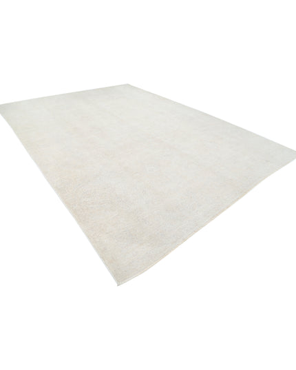 Oushak 10' 0" X 13' 7" Hand Knotted Wool Rug 10' 0" X 13' 7" (305 X 414) / Ivory / Wool