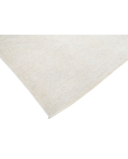 Oushak 10' 0" X 13' 7" Hand Knotted Wool Rug 10' 0" X 13' 7" (305 X 414) / Ivory / Wool