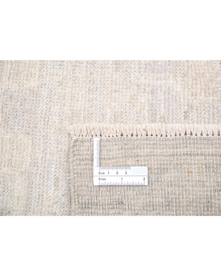 Oushak 7' 7" X 7' 10" Hand Knotted Wool Rug 7' 7" X 7' 10" (231 X 239) / Silver / Wool