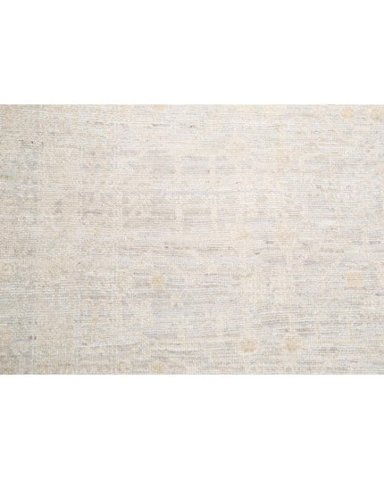 Oushak 7' 7" X 7' 10" Hand Knotted Wool Rug 7' 7" X 7' 10" (231 X 239) / Silver / Wool
